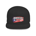 Boricua 787 Flat Bill Snapback Hat — Puerto Rico Flag Streetwear Cap